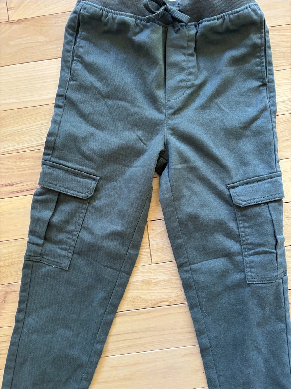 H&M Olive Green Kids Cargo Joggers